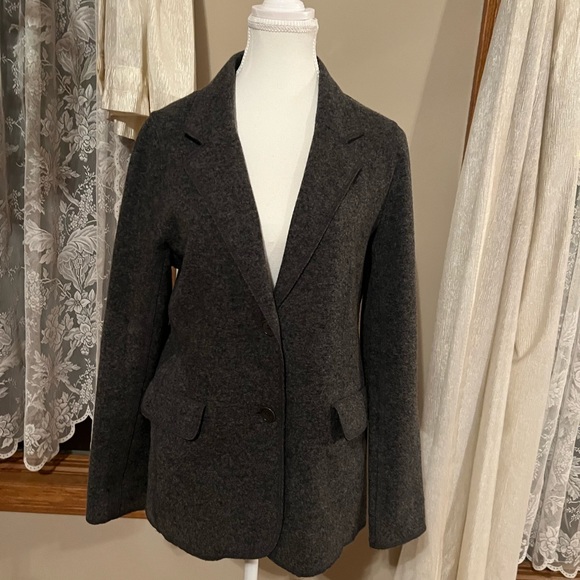 Talbots Unlined Wool/Nylon Gray Women’s Size 8 Jacket, excellent condition - Picture 8 of 11